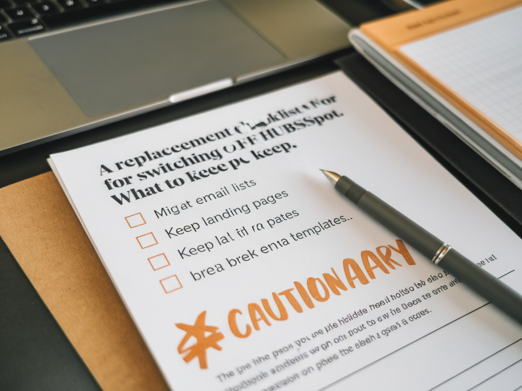 A replacement checklist for switching off hubspot: what to migrate, what to keep, and hidden costs that break workflows