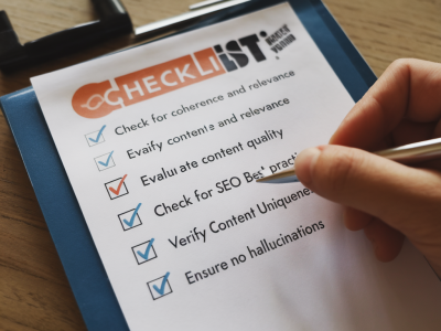 A 5-step checklist to validate generative ai marketing copy without hallucinations or seo loss