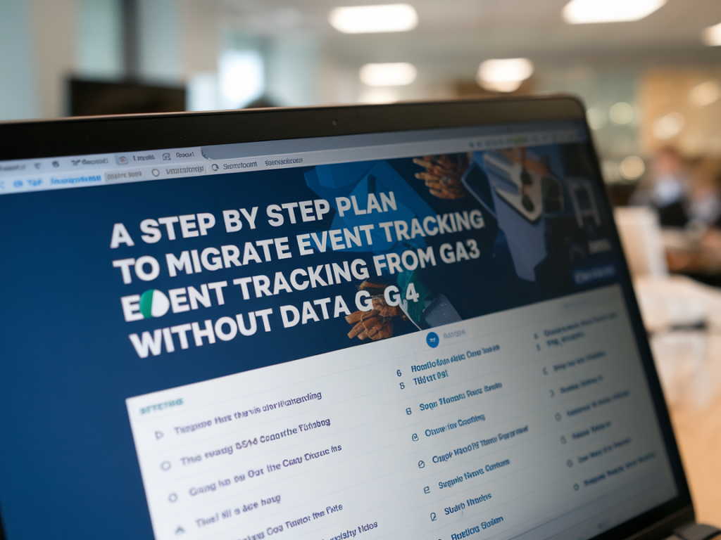 A step-by-step plan to migrate event tracking from ga3 to ga4 without data gaps