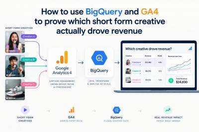 How to use BigQuery and GA4 to prove which short-form creative actually drove revenue
